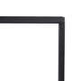 Ixia Estantería Negro Metal-Cristal 65 x 25 x 110 cm