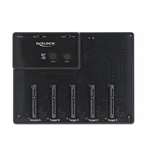DeLOCK Estación de acoplamiento y clonación para 5 x SATA HDD/SSD de 2.5 pulg. USB 5 Gbps DeLOCK Estación de acoplamiento y clonación para 5 x SATA HDD/SSD de 2.5 pulg. USB 5 Gbps