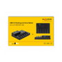 DeLOCK Estación de acoplamiento y clonación para 5 x SATA HDD/SSD de 2.5 pulg. USB 5 Gbps