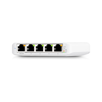 Ubiquiti Networks UniFi Switch Flex Mini USW-Flex-Mini-5 - Pack de 5 Interruptores Gestionados, Gigabit Ethernet (10/100/1000) y Alimentación PoE