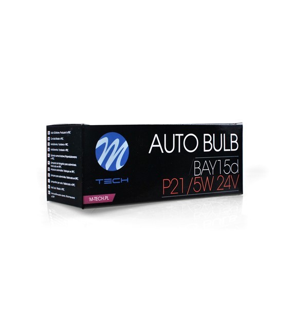 M-Tech Lámpara BA15D 24V 21/5W Clear - 10 Unidades M-Tech Lámpara BA15D 24V 21/5W Clear - 10 Unidades