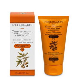L´ERBOLARIO Crema Facial Solar Aloe y Macadamia 75ml Anti-edad