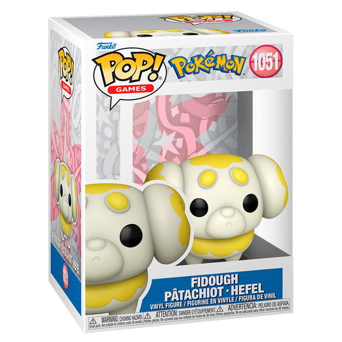 Funko Figura POP Pokemon Fidough 9cm Vinilo Figura de Coleccion en Caja Regalo