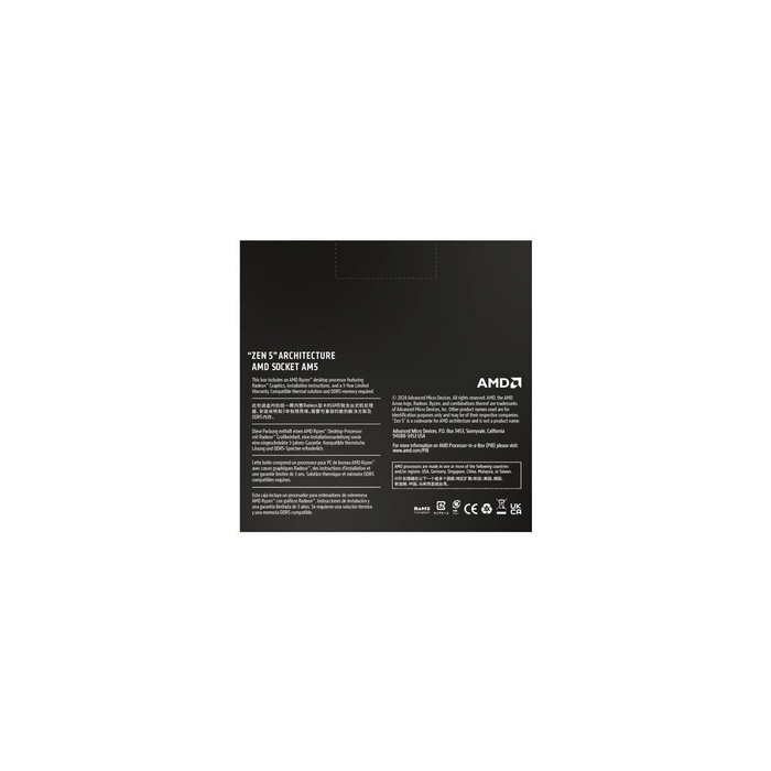 AMD Ryzen 9 9900X 4.4GHz 12 núcleos Socket AM5