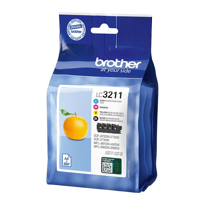 Brother LC3211 Value Pack (BK/C/M/Y) Cartucho de Tinta Multipack Brother LC3211 Value Pack (BK/C/M/Y) Cartucho de Tinta Multipack