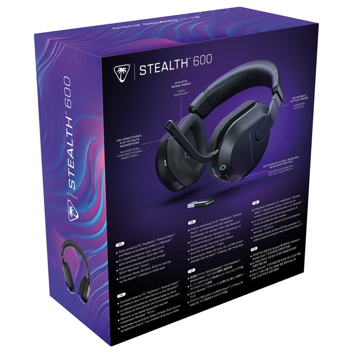 Turtle Beach Stealth 600 GEN3 Auriculares Gaming Inalámbricos Over-Ear Negro Turtle Beach Stealth 600 GEN3 Auriculares Gaming Inalámbricos Over-Ear Negro