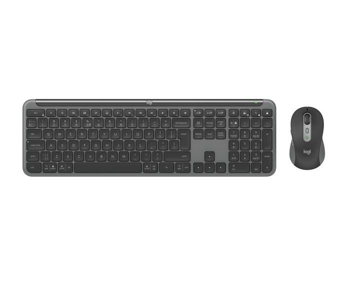 Logitech Signature Slim MK950 Combo de Teclado y Ratón, Grafito, US International Logitech Signature Slim MK950 Combo de Teclado y Ratón, Grafito, US International