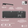 Logitech Signature Slim MK950 Teclado y Ratón Inalámbricos Polaco Grafito QWERTY