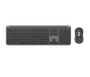 Logitech Signature Slim MK950 Combo de Teclado y Ratón, Grafito, US International