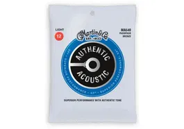 Martin Authentic Sp Phosphor Bronze 92/8 Light 12-54 Juego Acústica