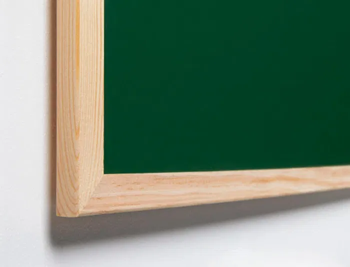 Q-connect Pizarra Verde Lacada Marco Madera 120x90 cm