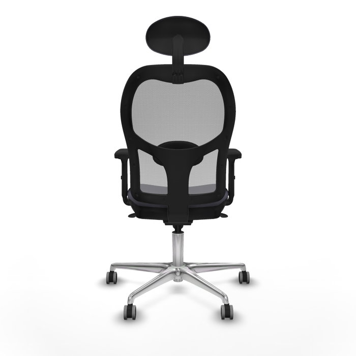 PIQUERAS Y CRESPO Silla de oficina Jorquera con mecanismo Sincro, tela gris oscuro y malla gris PIQUERAS Y CRESPO Silla de oficina Jorquera con mecanismo Sincro, tela gris oscuro y malla gris