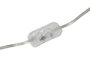 DKD Home Decor Lámpara de Sobremesa Fibra y Metal Natural 38x38x66 cm