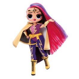 MGA Muñeca L.O.L.Surprise Omg Movie Ms.Direct 577904 Muñeca OMG inspirada en películas de superhéroes con 25 sorpresas