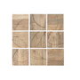 DKD Home Decor Set de Decoración de Pared de 9 Piezas de Hojas en MDF y Mango