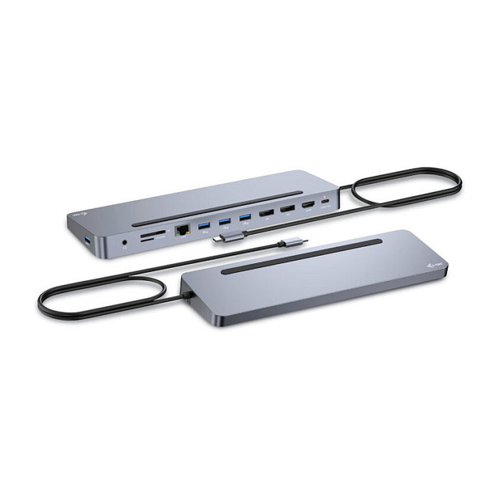 I-tec USB-C Ergo 3x LCD Dock Metal Ergonómico 4K con PD 100 W I-tec USB-C Ergo 3x LCD Dock Metal Ergonómico 4K con PD 100 W