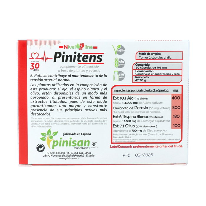 Pinisan Pinitens 60 cápsulas Pinisan Pinitens 60 cápsulas