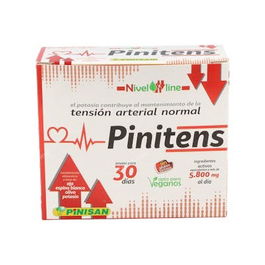 PINISAN Pinitens 60 Cápsulas - Tensión Arterial con Ajo, Espino Blanco y Olivo