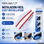 Occ Sport OCCDEC021 Protector de Lluvia Traslúcido para Espejo Retrovisor Lateral - Pack de 2, de PVC