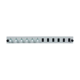 EFB Elektronik SB-FP-6SC-S-OM3 con 6 x LC Duplex Kupplung OM3, Gris