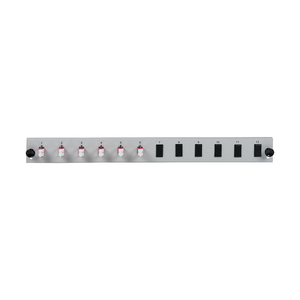 EFB Elektronik SB-FP-6SC-S-OM3 con 6 x LC Duplex Kupplung OM3, Gris EFB Elektronik SB-FP-6SC-S-OM3 con 6 x LC Duplex Kupplung OM3, Gris