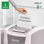 Leitz IQ 100 Autofeed P5 Blanca, Destructora de Documentos Nivel de Seguridad 5