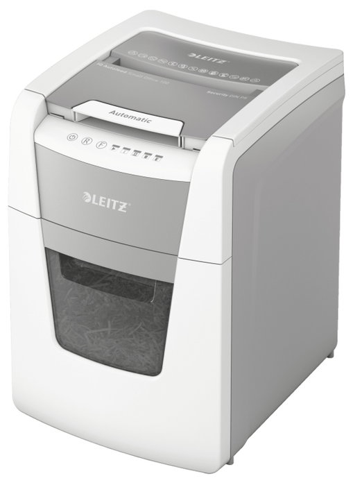 Leitz IQ 100 Autofeed P5 Blanca, Destructora de Documentos Nivel de Seguridad 5