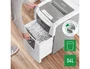 Leitz IQ 100 Autofeed P5 Destructora Automática de Papel para Pequeña Oficina, 100 Hojas, Nivel Seguridad P5, Blanca