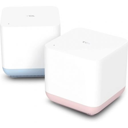 Sistema Mesh TCL LinkHUB Mesh Wi-Fi AC1200 1200Mbps/ 2.4GHz 5GHz/ Pack de 2