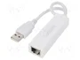 LogiLink UA0144B Adaptador de red USB 2.0 a Fast Ethernet RJ45 Blanco
