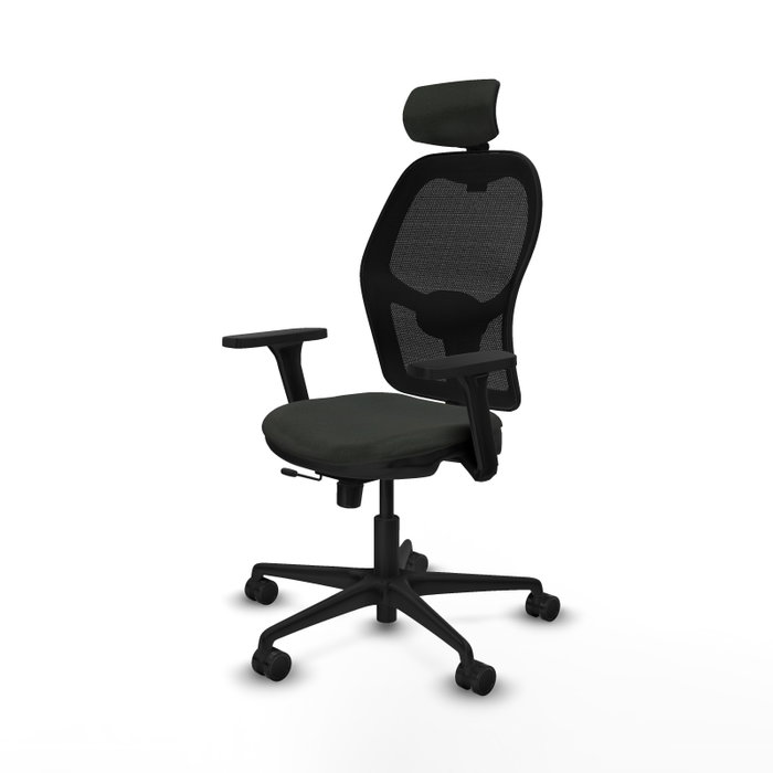 PIQUERAS Y CRESPO Silla de oficina Jorquera con mecanismo Sincro/Traslack y Brazos 3D
