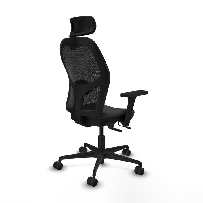 PIQUERAS Y CRESPO Silla de oficina Jorquera con mecanismo Sincro/Traslack y Brazos 3D