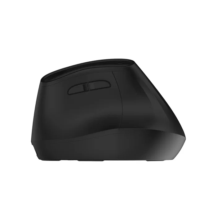 Ewent EW3208 Ratón Inalámbrico Ergonómico Recargable, Conectividad Dual 2.4GHz/Bluetooth 5.1, DPI Ajustable hasta 4000, Negro