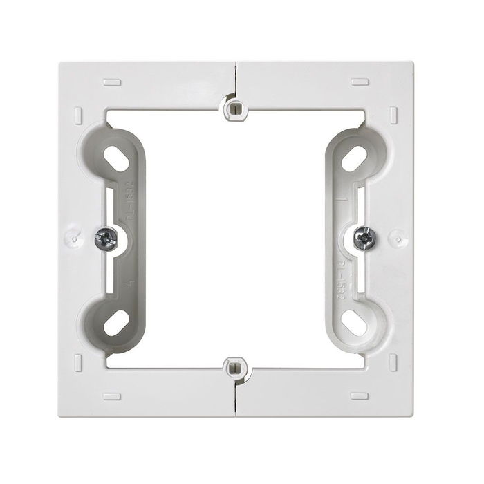 Simon Caja de Superficie Serie 10 Blanco Plástico IP20 para Pulsador Conmutador Enchufe 8.4x4x8.4 cm