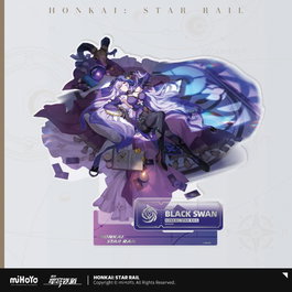 Honkai: Star Rail Figura acrilico Path of the Nihility Series Black Swan 19 cm