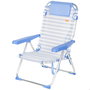 AKTIVE Silla de Playa Plegable ALU 48