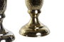 DKD Home Decor Jarrón de Aluminio Raspado Colección ANNETE Surtido de 2 Unidades