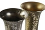 DKD Home Decor Jarrón de Aluminio Raspado Colección ANNETE Surtido de 2 Unidades