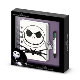 Karactermania Disney Pesadilla Antes de Navidad Pack de Diario A5 + Bolígrafo de 6 Colores, Lila