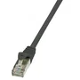 LogiLink Cable de Red Cat.6 F/UTP (FTP) 2m Negro RJ45 Macho a RJ45 Macho