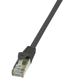 LogiLink Cable de Red Cat.6 F/UTP (FTP) 2m Negro RJ45 Macho a RJ45 Macho