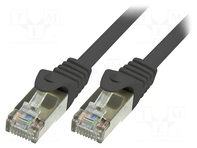 LogiLink Cable de Red Cat.6 F/UTP EconLine 2m Negro LogiLink Cable de Red Cat.6 F/UTP EconLine 2m Negro