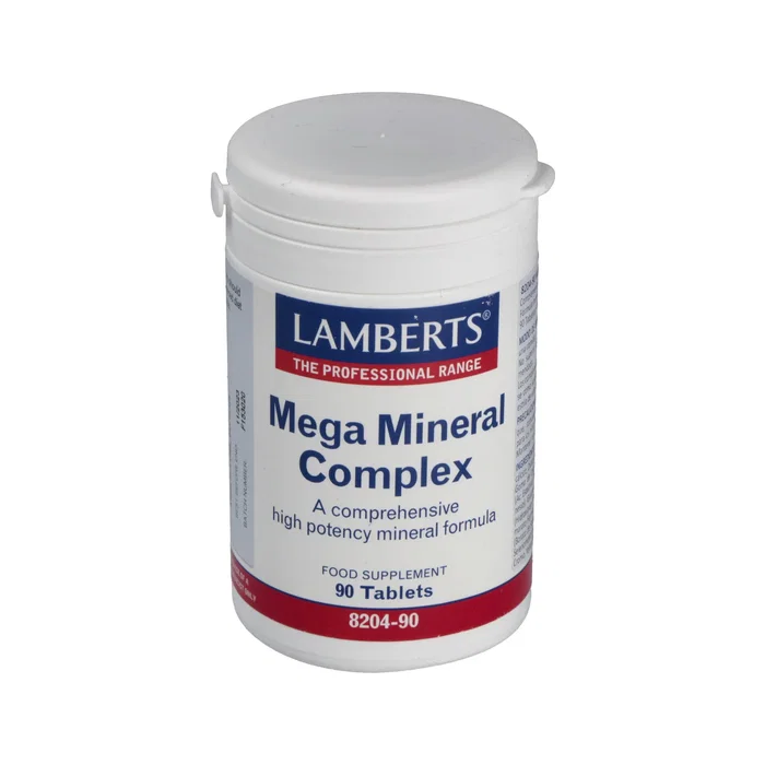 LAMBERTS Mega Mineral Complex - Complemento Alimenticio de Minerales y Oligoelementos - 90 Comprimidos LAMBERTS Mega Mineral Complex - Complemento Alimenticio de Minerales y Oligoelementos - 90 Comprimidos