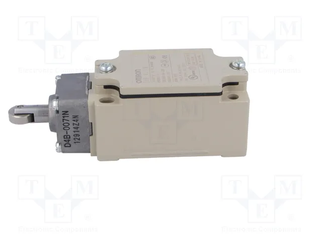 OMRON Interruptor de fin de carrera con roldana metálica Ø12,7mm 10A OMRON Interruptor de fin de carrera con roldana metálica Ø12,7mm 10A