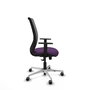 PIQUERAS Y CRESPO Silla de oficina Zulema con mecanismo Sincro, Morado y Gris