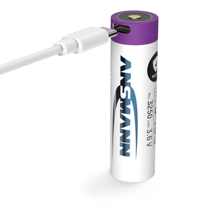 Ansmann Li-Ion 18650 3400mAh 3,6V Micro-USB 1307-0003 Ansmann Li-Ion 18650 3400mAh 3,6V Micro-USB 1307-0003