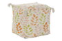 DKD Home Decor Cojín de Suelo de Algodón Diseño Hojas Multicolor y Beige