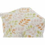 DKD Home Decor Cojín de Suelo de Algodón Diseño Hojas Multicolor y Beige