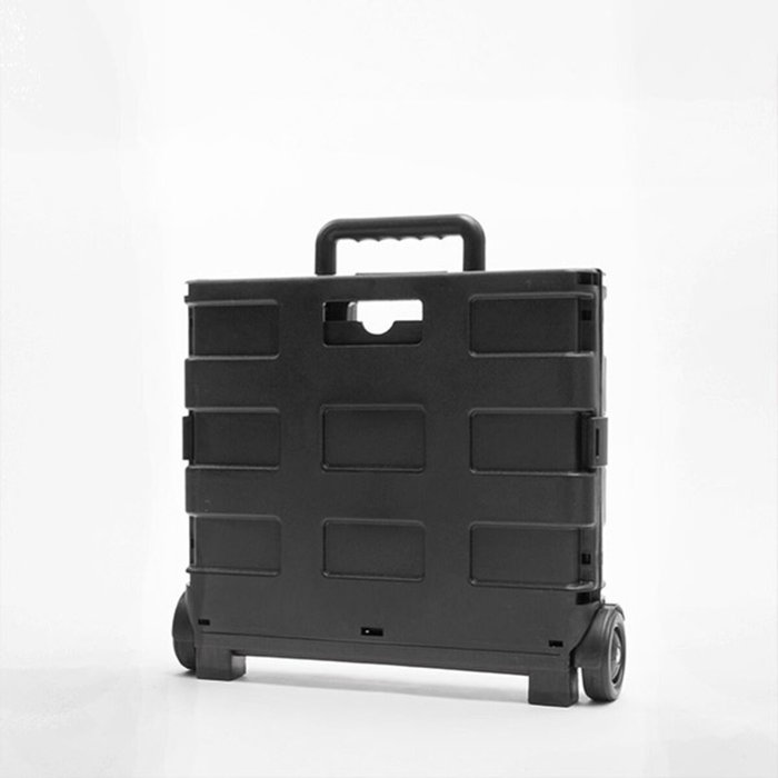 Briscoes Trolley plegable de aluminio Negro