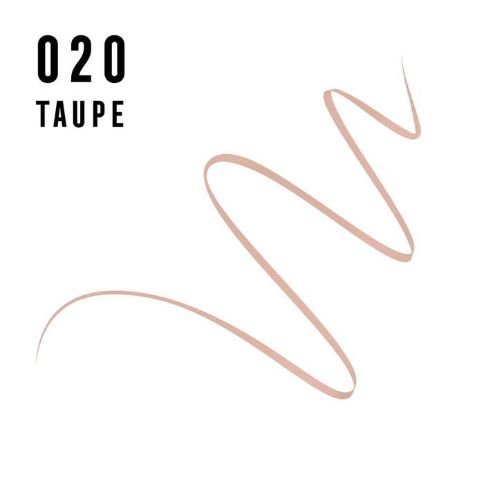 Max Factor Masterpiece Micro Marker rotulador de cejas #20-Taupe - 1 ml, punta ultra fina para trazos naturales y precisos, larga duración hasta 24h